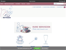 Tablet Screenshot of oudeserviezen.nl